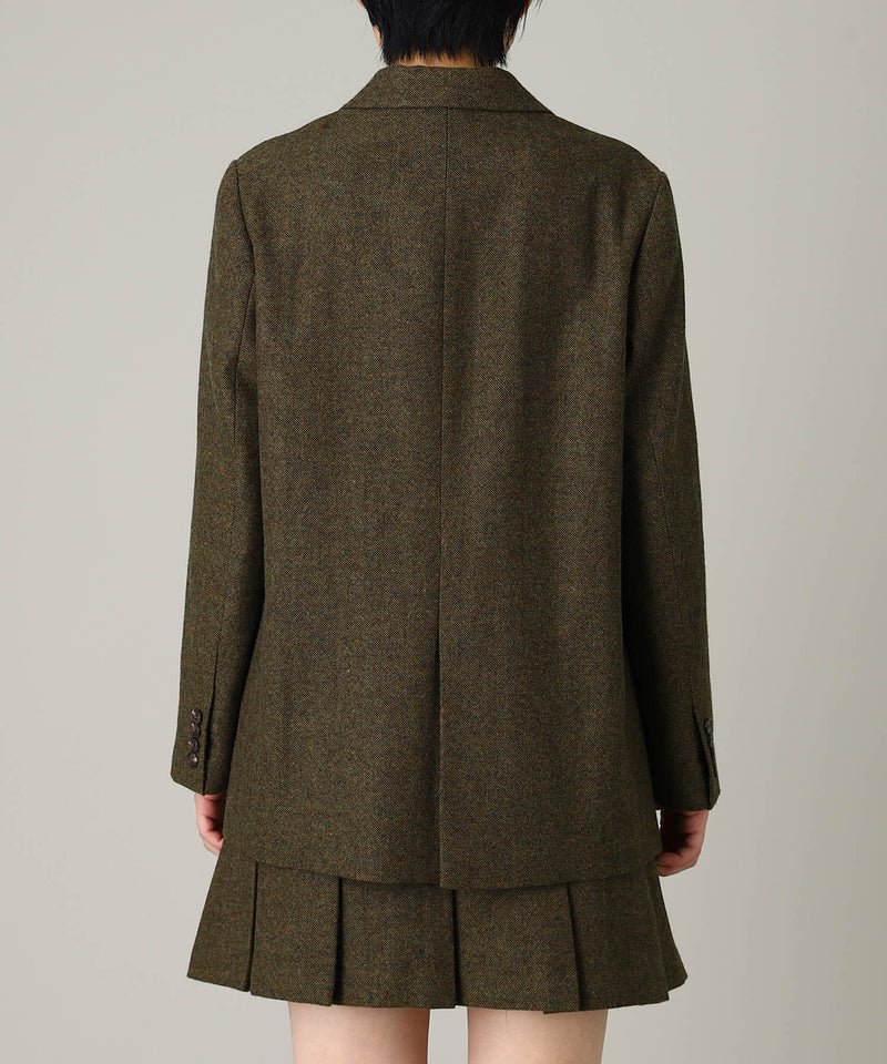 Wool Blazer Jacket-Forget-me-nots-Forget-me-nots Online Store
