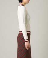 Long Sleeve Knit Polo-Forget-me-nots-Forget-me-nots Online Store