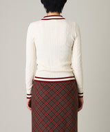 Long Sleeve Knit Polo-Forget-me-nots-Forget-me-nots Online Store