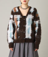 Mohair Marble Cardigan-Forget-me-nots-Forget-me-nots Online Store