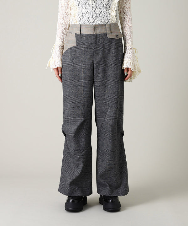 Knee Fold Slacks-Forget-me-nots-Forget-me-nots Online Store