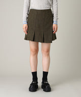 Wool Mini Skirt-Forget-me-nots-Forget-me-nots Online Store