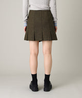 Wool Mini Skirt-Forget-me-nots-Forget-me-nots Online Store