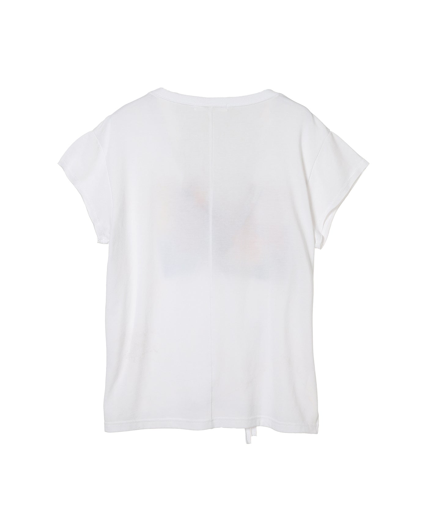 tシャツ カットオフ デザインプリントTシャツ FMN-25SS-CS-007 レディース セール】カットオフ デザインプリントTシャツ FMN-25SS-CS-007
