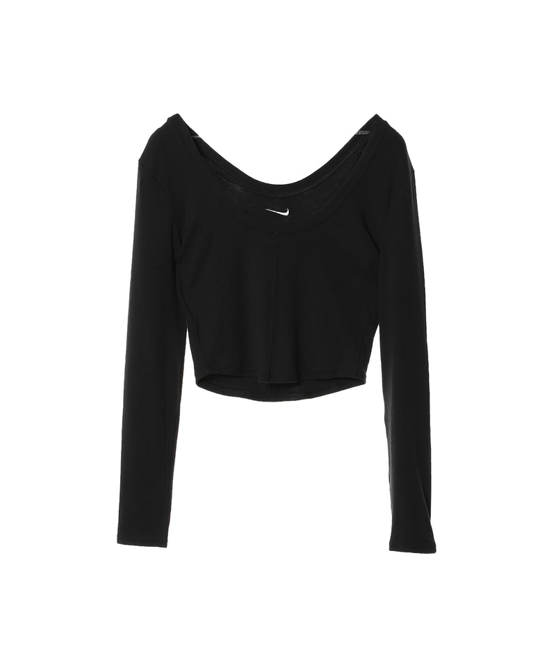 Nike Wmns Nsw Chll Knt Mrib L/S Top-NIKE-Forget-me-nots Online Store