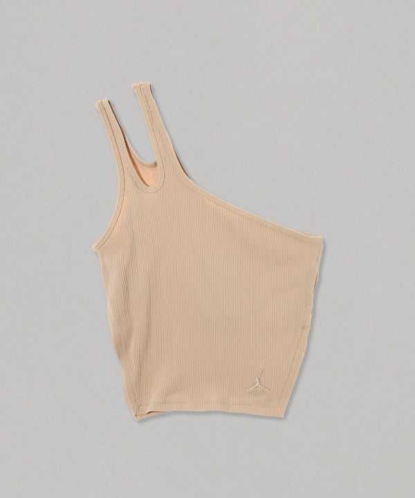 Wmns Jordan Asym Rib Tank Top-JORDAN-Forget-me-nots Online Store