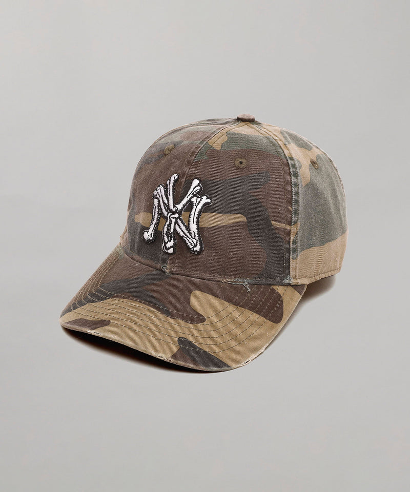 BASICKS x F.M.C.D / Born New York Vintage Washed Camo Cap-BASICKS-Forget-me-nots Online Store