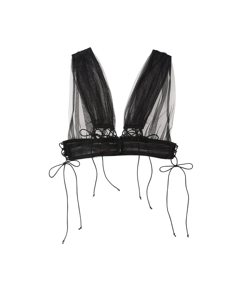 Tulle Bra-FETICO-Forget-me-nots Online Store