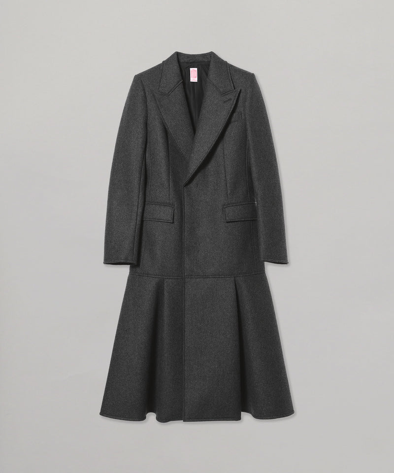 Bonded Wool Tailored Coat-FETICO-Forget-me-nots Online Store