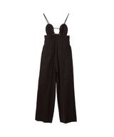 Wool Gabardine 2Way Bra Jumpsuit-FETICO-Forget-me-nots Online Store