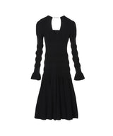 Stripe Knit Midi Dress-FETICO-Forget-me-nots Online Store