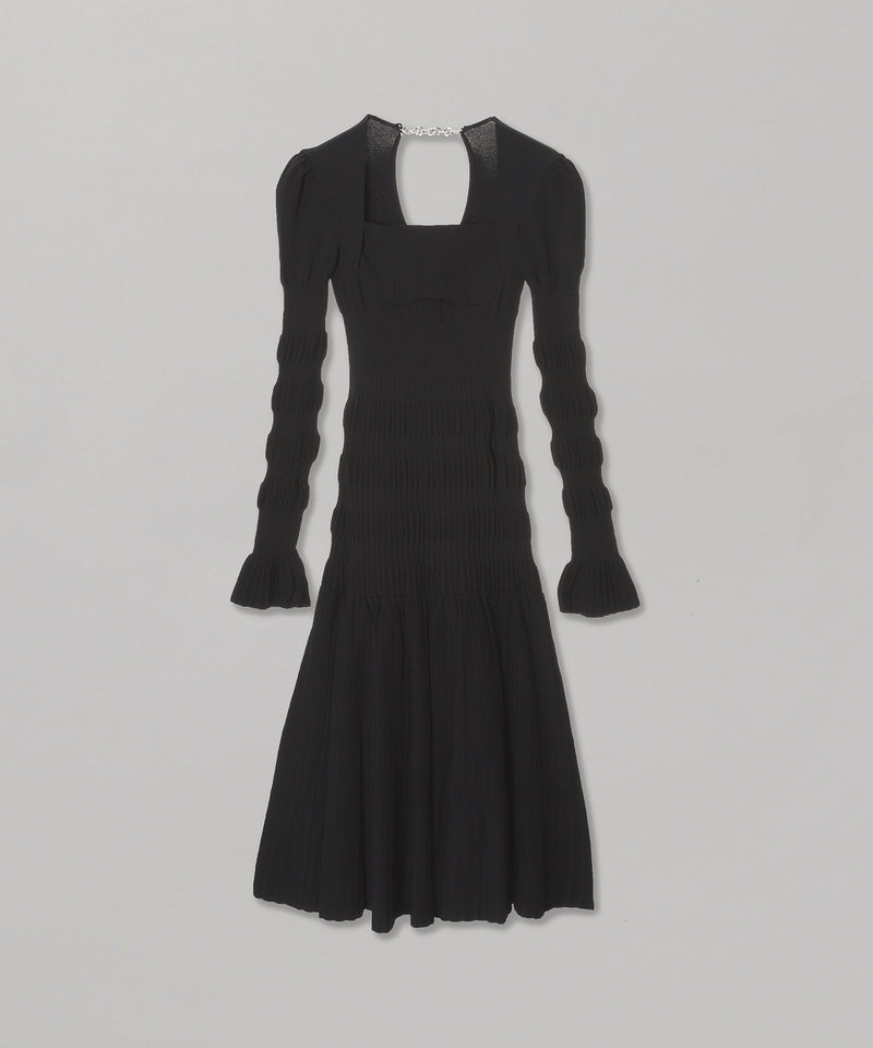 Stripe Knit Midi Dress-FETICO-Forget-me-nots Online Store