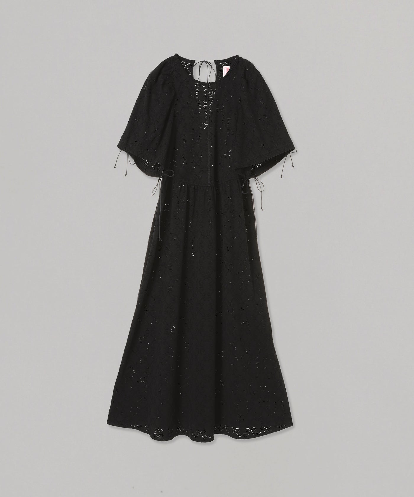 フェティコ(FETICO)｜Lace Jacquard Puff-Sleeve Dress｜スニーカー・ファッションのForget-me-nots