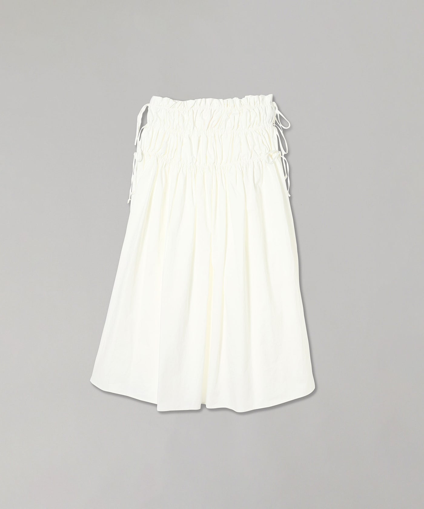 スカート fetico GATHERED ORGANIC SKIRT FETICO】GATHERED ORGANIC COTTON MIDI SKIRT - black - | loop