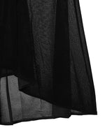 Velvet Tulle Gathered Skirt-FETICO-Forget-me-nots Online Store