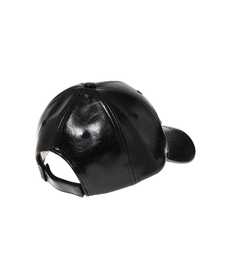 Black Pu Cap-Feng Chen Wang-Forget-me-nots Online Store