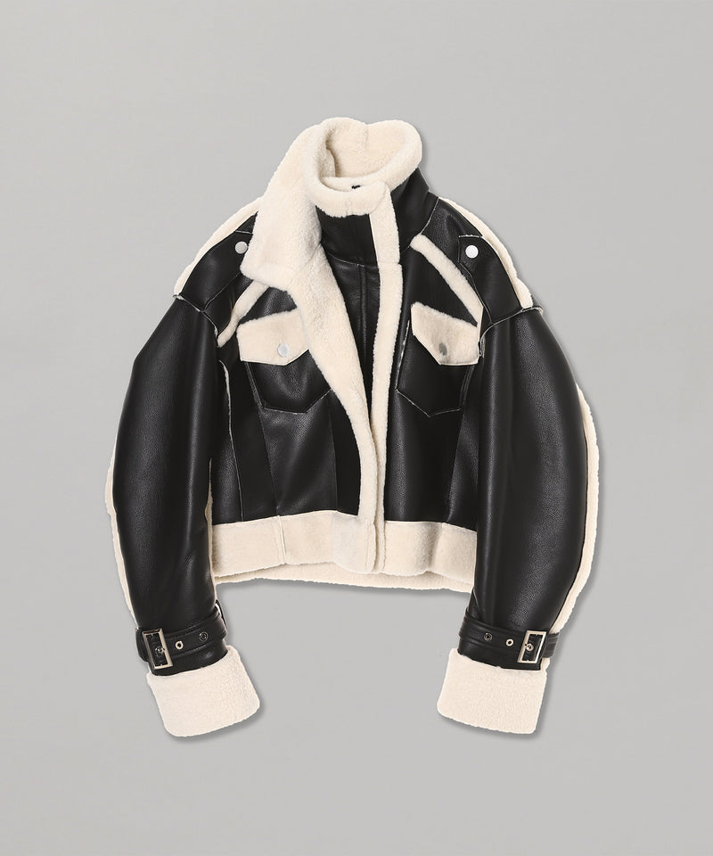 Double Side Sherpa Jacket-Feng Chen Wang-Forget-me-nots Online Store