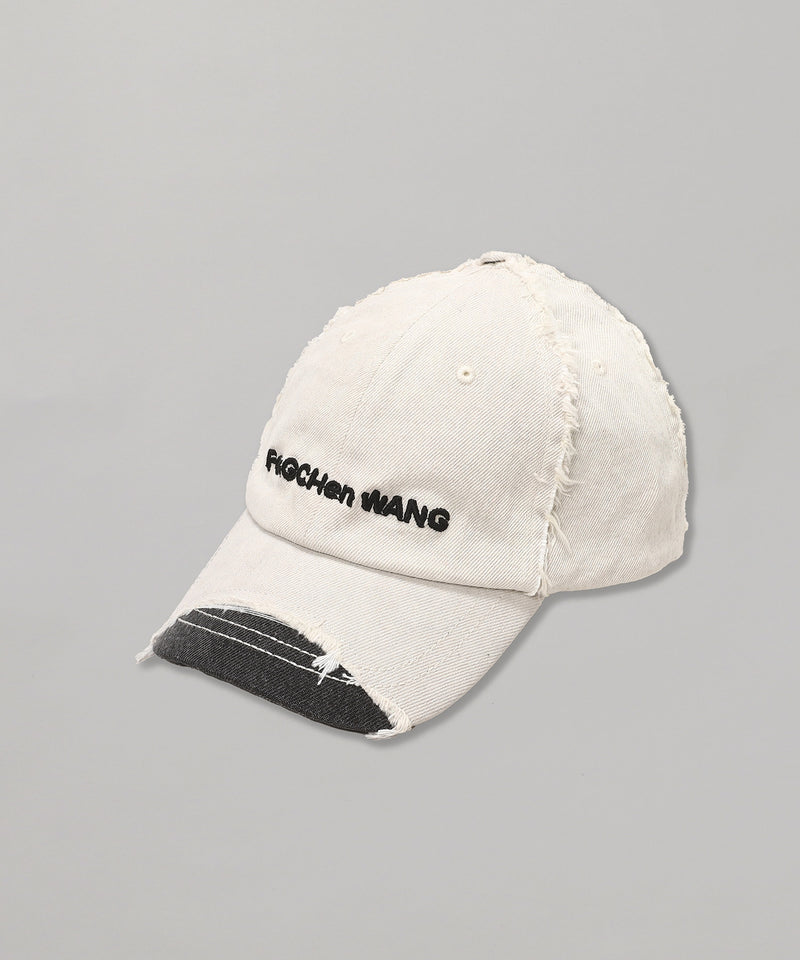 Grey Denim Sanding Finishing Cap-Feng Chen Wang-Forget-me-nots Online Store