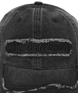 Black Washed Denim Baseball Cap-Feng Chen Wang-Forget-me-nots Online Store