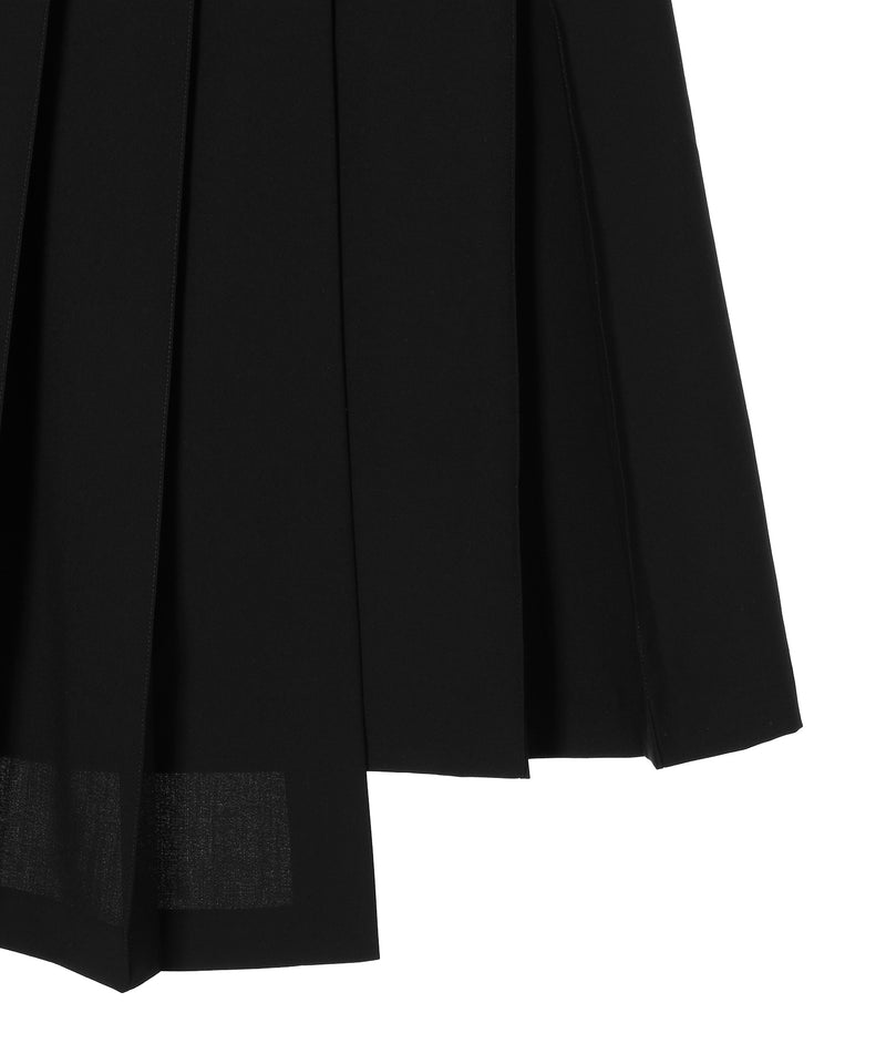 Black Pleated Midi Skirt-Feng Chen Wang-Forget-me-nots Online Store