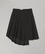 Black Pleated Midi Skirt-Feng Chen Wang-Forget-me-nots Online Store