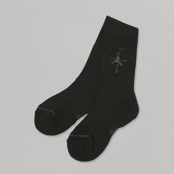 ジョーダン x トラヴィス・スコット クルーソックス   黒　25cm-27cm Jordan Brand（NIKE） - ジョーダン トラヴィススコット