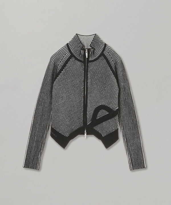 Double Collar Zip-Up Jacket-Feng Chen Wang-Forget-me-nots Online Store