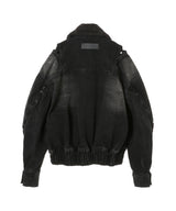 Denim Deconstructed Lace-Up Jacket-Feng Chen Wang-Forget-me-nots Online Store