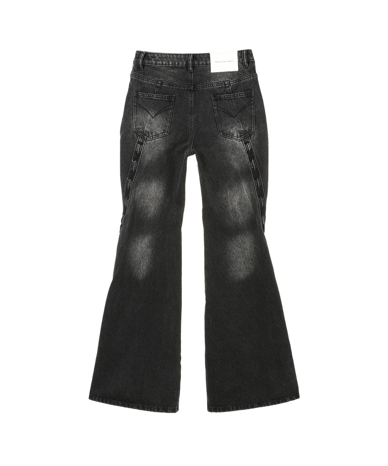 Deconstruction Lace-Up Jeans-Feng Chen Wang-Forget-me-nots Online Store