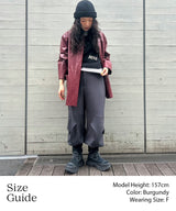 Fake Leather Jacket-Forget-me-nots-Forget-me-nots Online Store