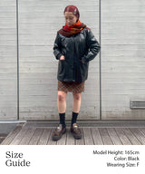 Fake Leather Jacket-Forget-me-nots-Forget-me-nots Online Store