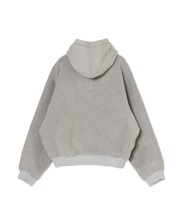 Wool Fleece Hoodie-Goldwin 0-Forget-me-nots Online Store
