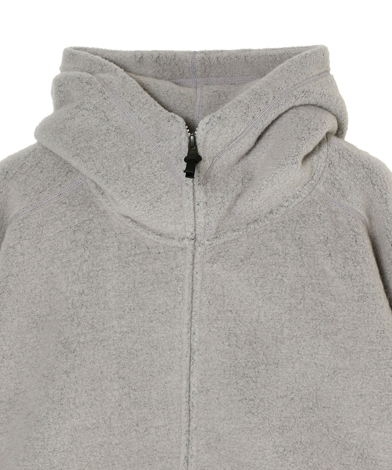 Wool Fleece Hoodie-Goldwin 0-Forget-me-nots Online Store