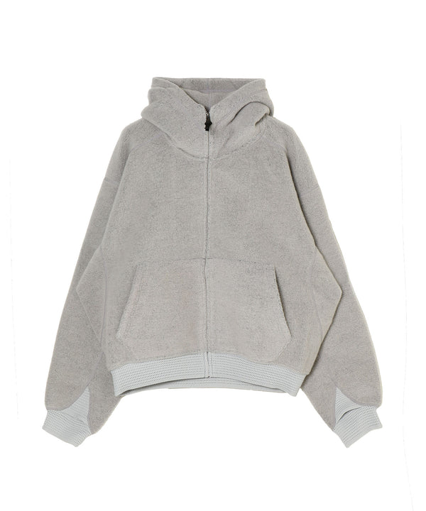 Wool Fleece Hoodie-Goldwin 0-Forget-me-nots Online Store