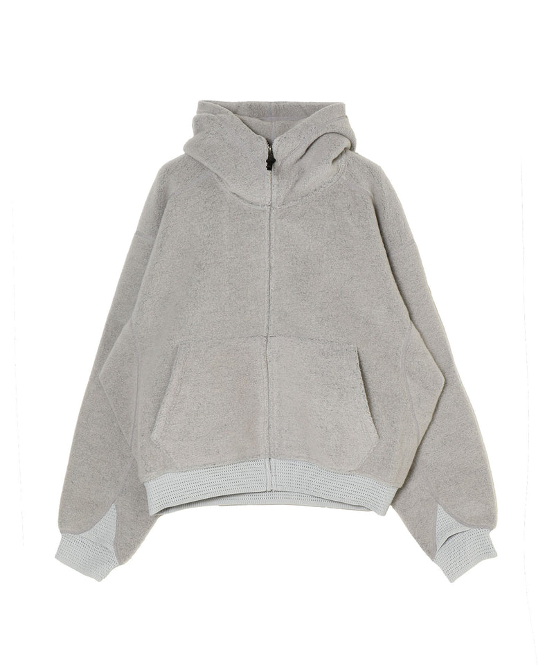 Wool Fleece Hoodie-Goldwin 0-Forget-me-nots Online Store