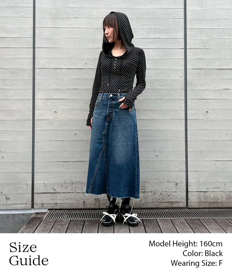 Hooded Body Suit-Forget-me-nots-Forget-me-nots Online Store