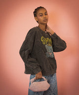 Isoli Crewneck Washed Effect-GANNI-Forget-me-nots Online Store