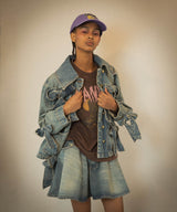 Washed Cotton Canvas Cap-GANNI-Forget-me-nots Online Store