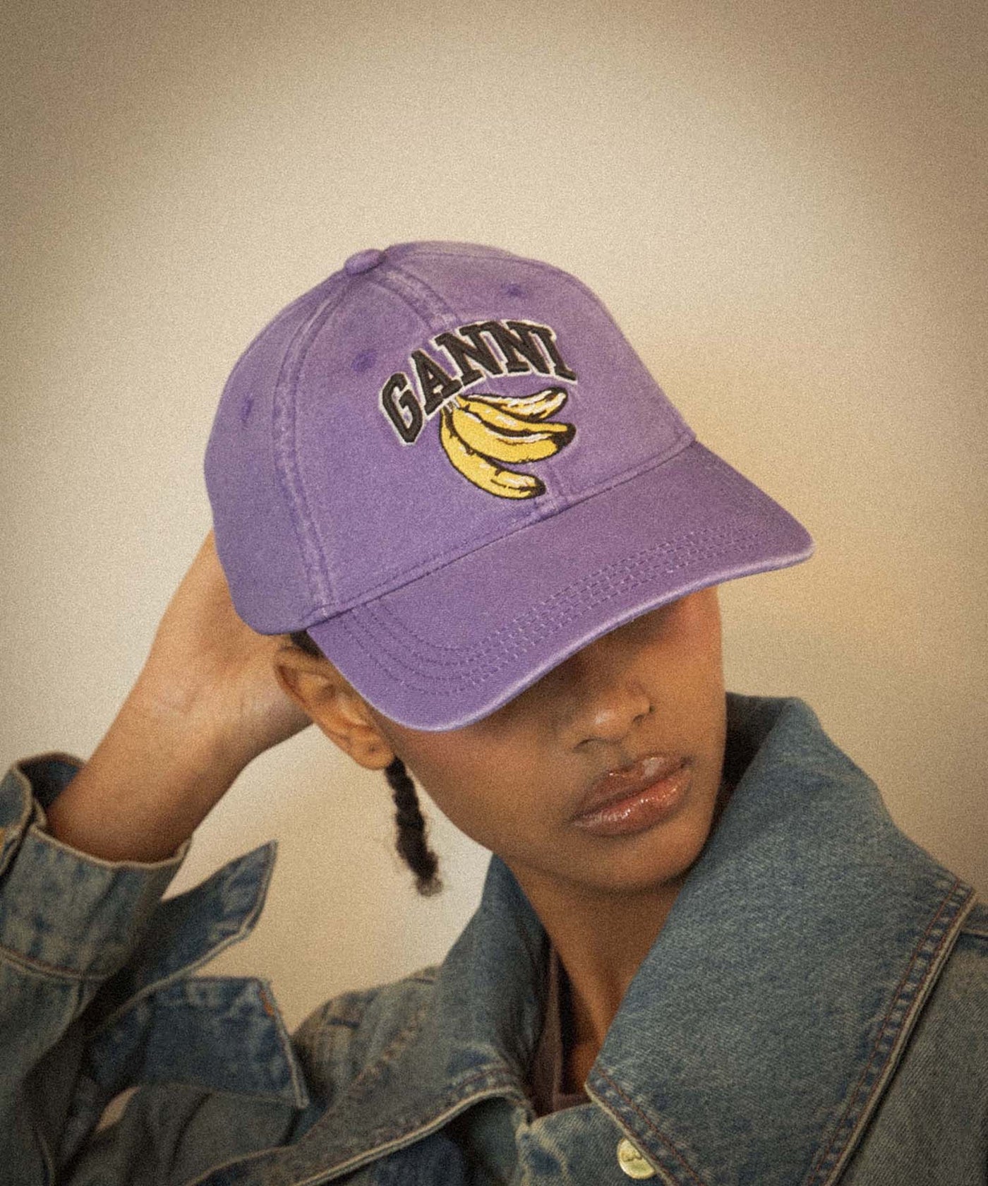 Washed Cotton Canvas Cap｜ガニー(GANNI)｜Forget-me-nots Online Store