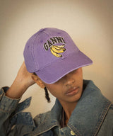 Washed Cotton Canvas Cap-GANNI-Forget-me-nots Online Store