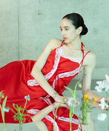 【Coming Soon】Satin Lace Onepiece-Forget-me-nots-Forget-me-nots Online Store