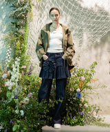 2Nd Best Printed Denim Jeans-CONSTANÇA ENTRUDO-Forget-me-nots Online Store