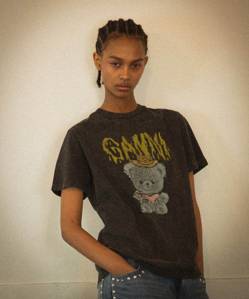 Future Heavy Jersey T-Shirt｜ガニー(GANNI)｜Forget-me-nots Online