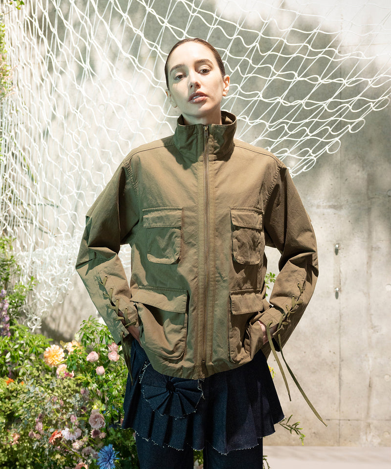 Lace Up Militery Jacket｜フォーゲットミーノッツ(Forget-me-nots