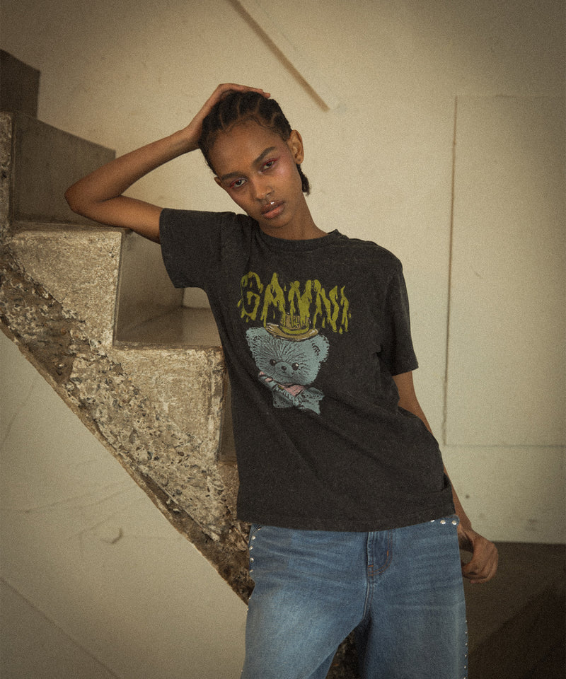 Future Heavy Jersey T-Shirt｜ガニー(GANNI)｜Forget-me-nots Online