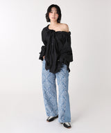 モデル身長：165cm / カラー：Black / サイズ：M