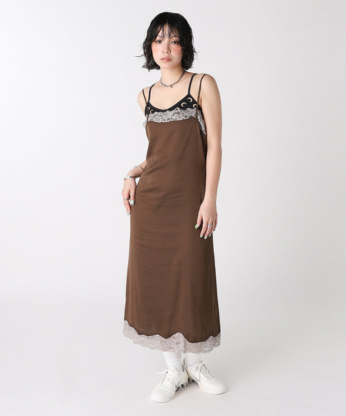 モデル身長：165cm / カラー：Brown / サイズ：F