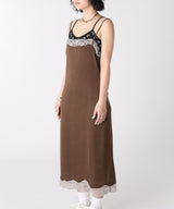 【Coming Soon】Satin Lace Onepiece-Forget-me-nots-Forget-me-nots Online Store
