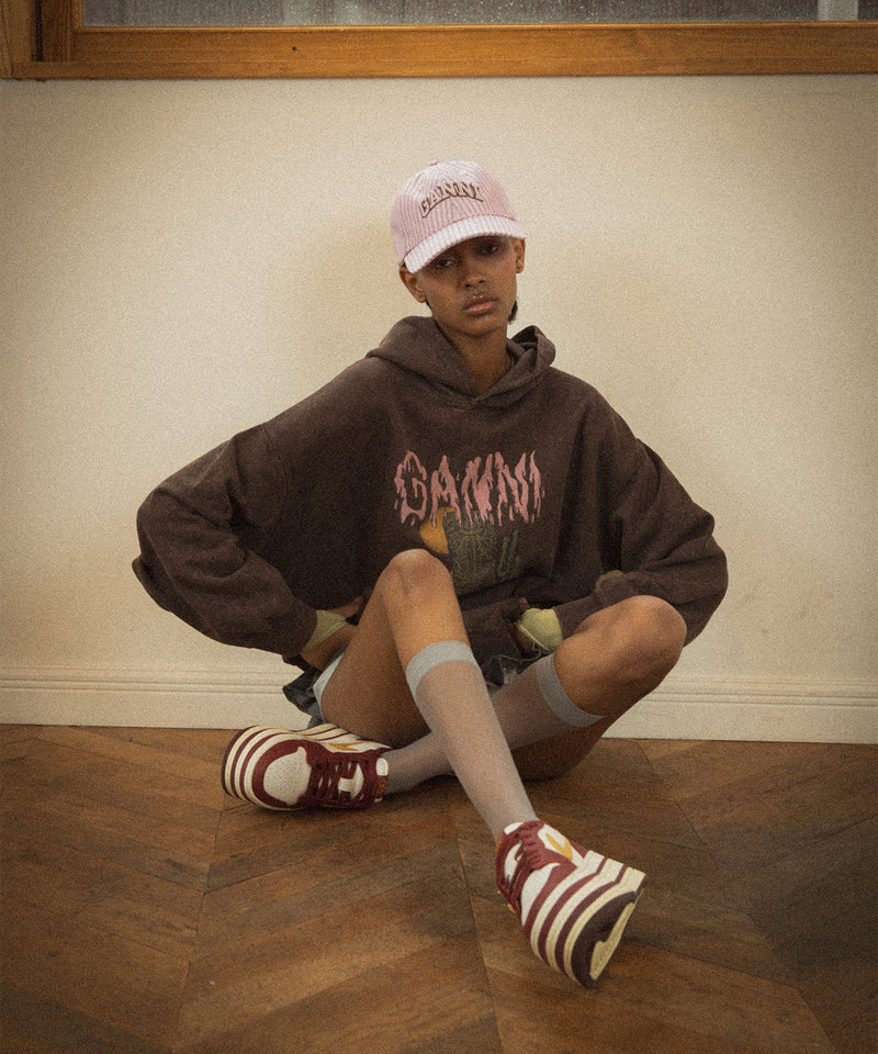 Isoli Cropped Hoodie｜ガニー(GANNI)｜Forget-me-nots Online Store