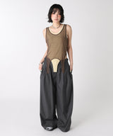 モデル身長：165cm / カラー：Brown / サイズ：F